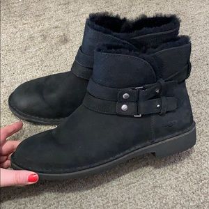 short black UGG boots